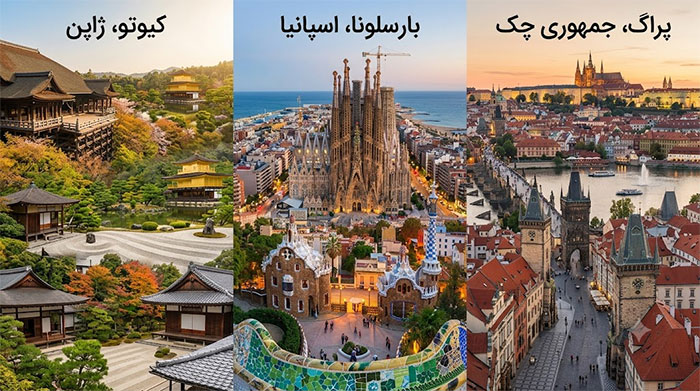 شهرهای زیبا برای سفر 