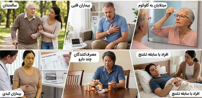 دارو احتیاط مصرف tcaها