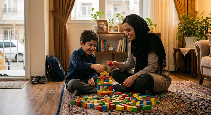 اختصاص دادن زمان به کودک 