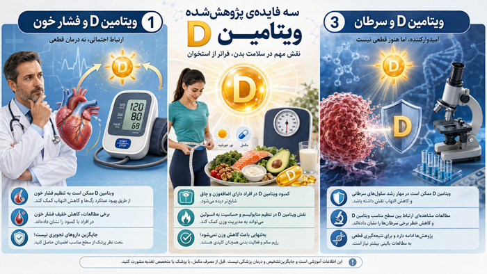 مصرف ویتامین D