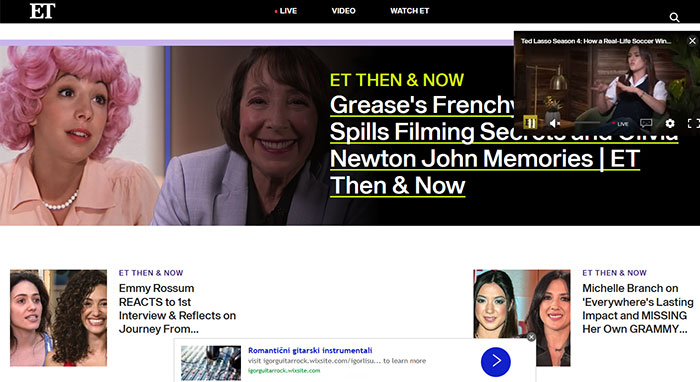 سایت Entertainment Tonight
