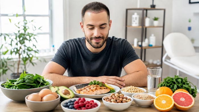 تغذیه بعد از کاشت مو 