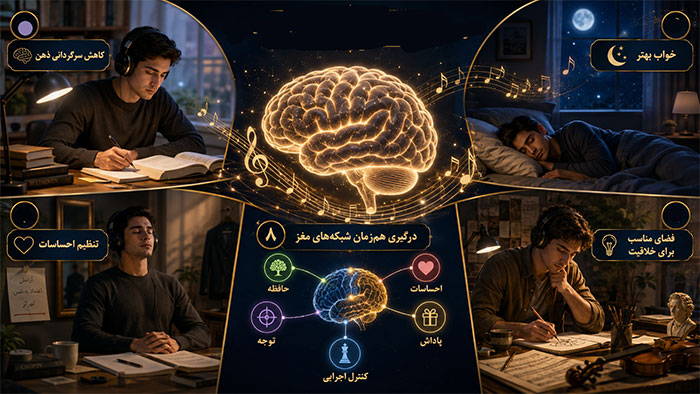 آموزشی موسیقی کلاسیک و ذهن