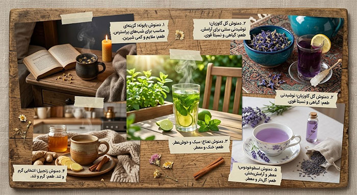 دمنوش دمنوش گیاهی برای آرامش اعصاب