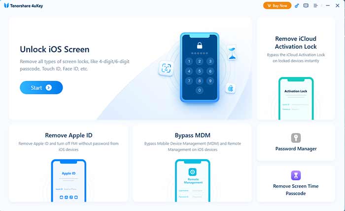 نرم افزار Tenorshare 4uKey