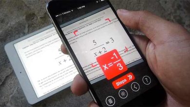 حل مسائل ریاضی با اسکن