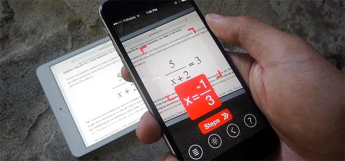 حل مسائل حل مسائل ریاضی با اسکن