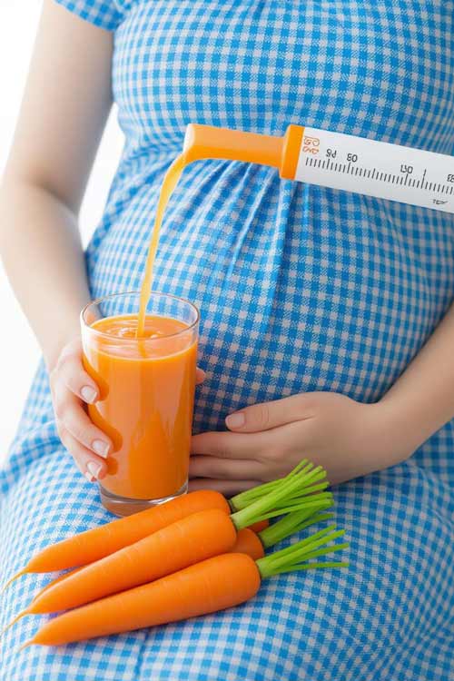 خواص آب سیب و هویج در بارداری