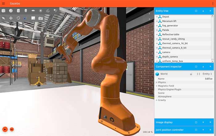 طراحی ربات با Gazebo