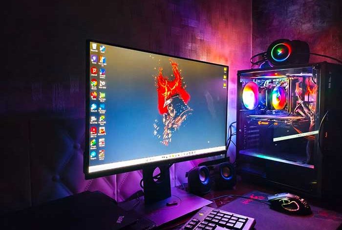 کیس با گرافیک RX 580