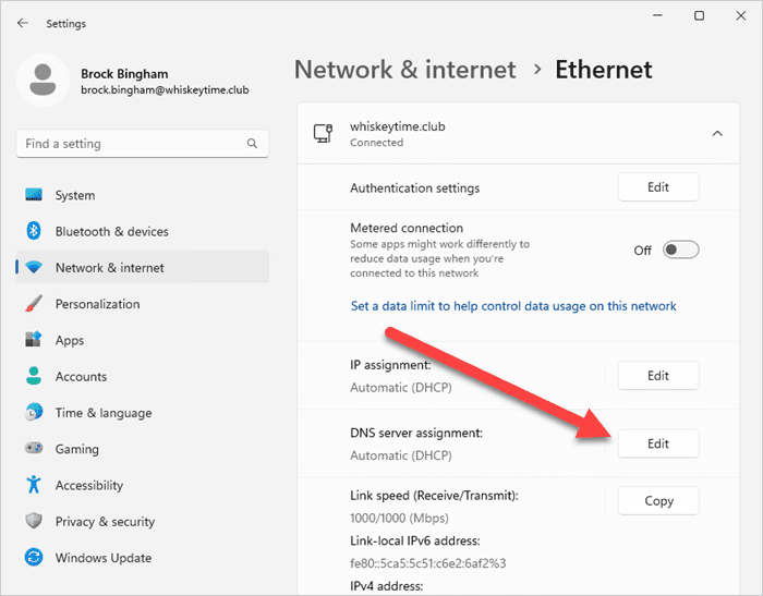 تنظیم DNS در ویندوز ۱۰