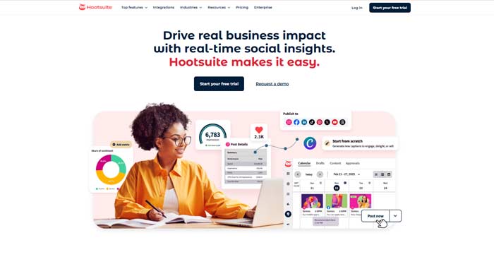 نرم افزار Hootsuite 