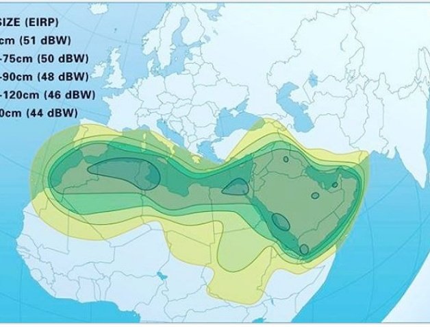 ماهواره عربی یاهست بیم پوشش رو از ایران قطع کرد این یعنی ۹۰ درصد ...