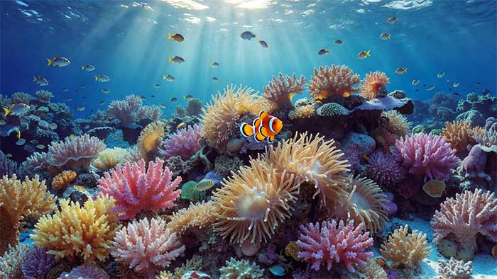 زیست‌بوم اقیانوس مرجانی (مانند گریت بریر ریف)