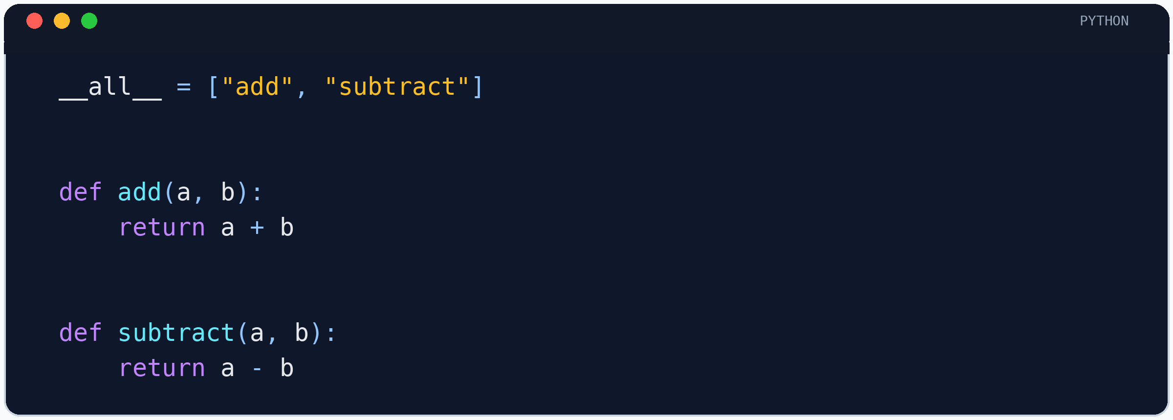 نمونه کد 13: python