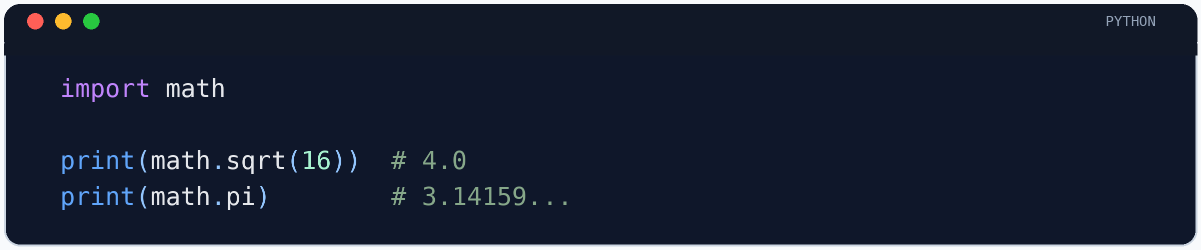 نمونه کد 4: python