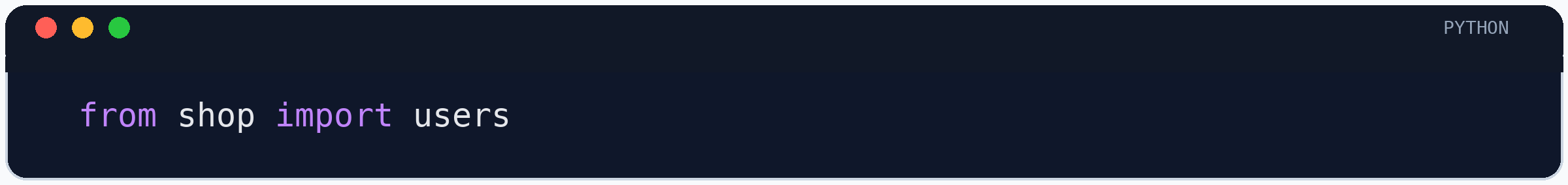 نمونه کد 6: python