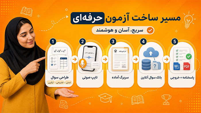 آموزشی مرحله به مرحله؛ از ساخت اولین سوال تا گرفتن خروجی