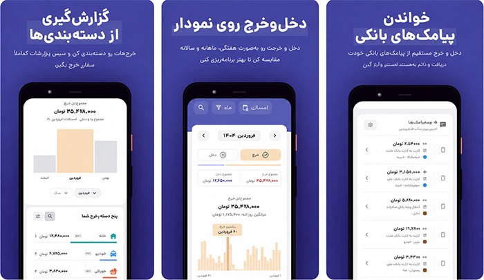 پولکی؛ گزینه‌ای که پیامک بانکی را خودش می‌خواند