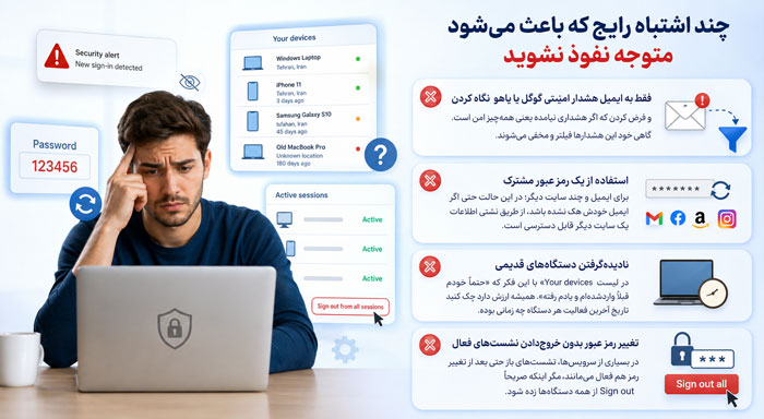 چند اشتباه رایج